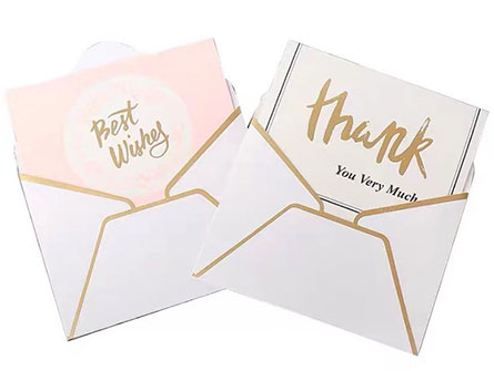 Printed Paper Thank You Card